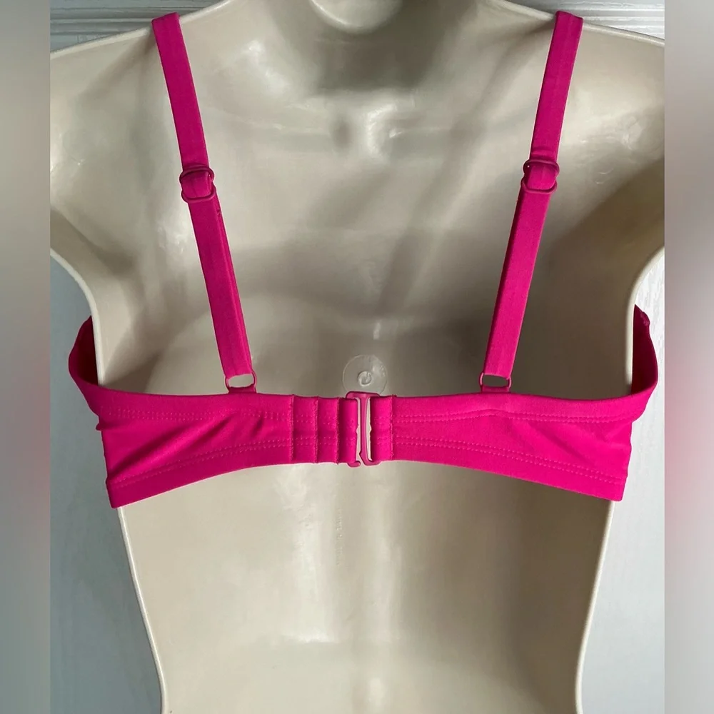 🩷 NWT💕Women's Ring Detail Hidden Underwire Bikini Top - Shade & Shore - Picture 4 of 16